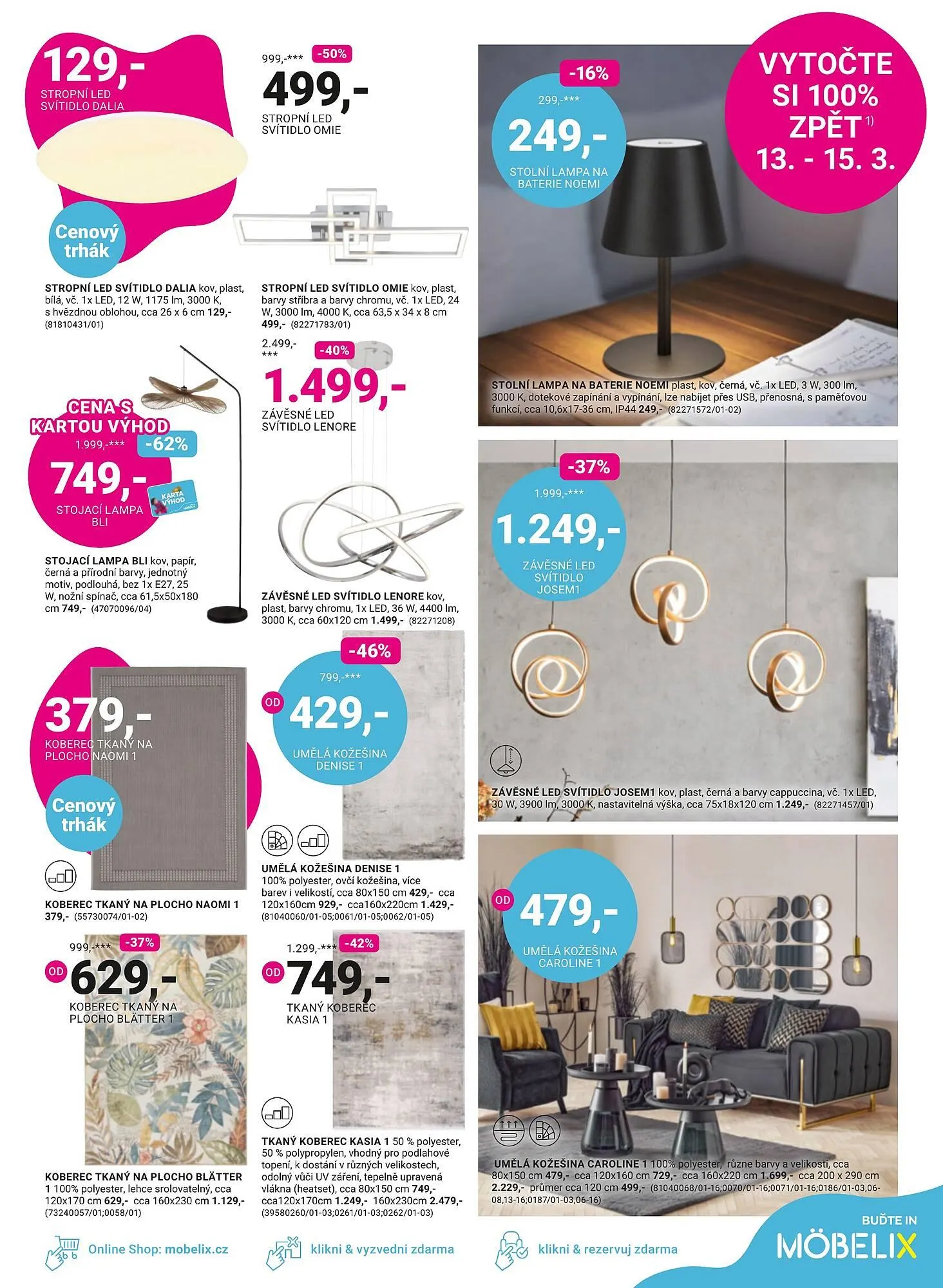 Möbelix leták - 9. března 5. dubna 2026 - Page 15