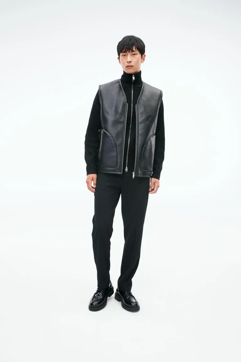 Elegantní keprové kalhoty Regular Fit