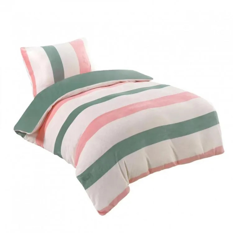 Povlečení mikroflanel Anita olivové 140x200 cm