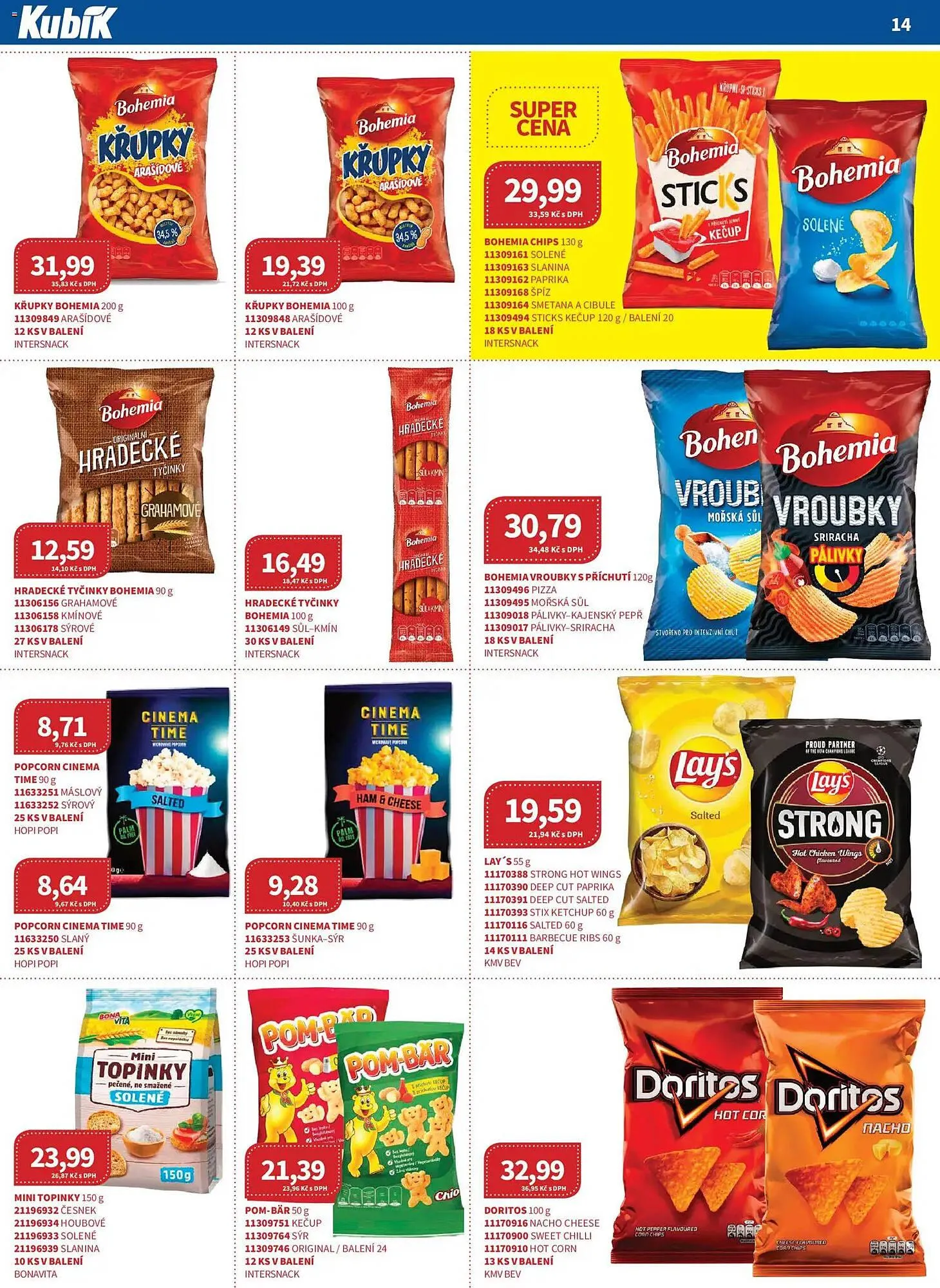 Kubík potraviny leták - 1. března 31. března 2026 - Page 14