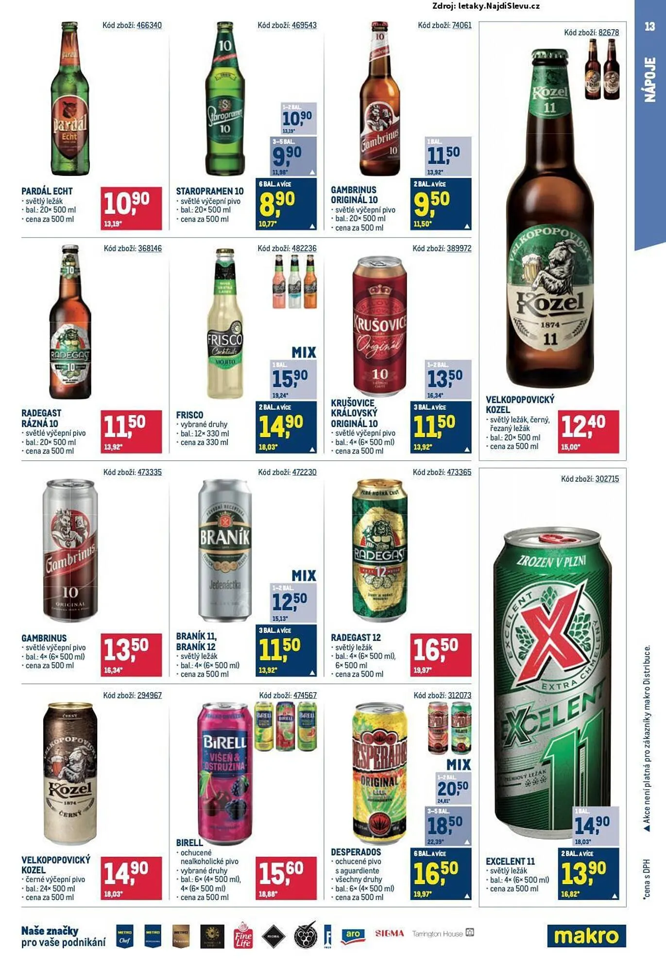 Makro leták - 20. listopadu 3. prosince 2024 - Page 13