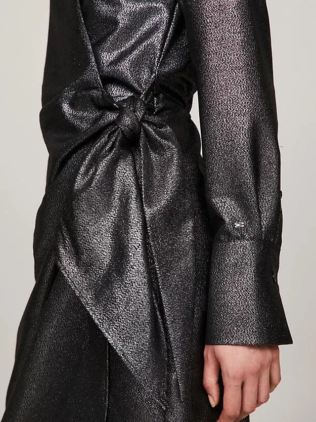 Tommy Hilfiger x Festive Sparkly Midi Tie Dress