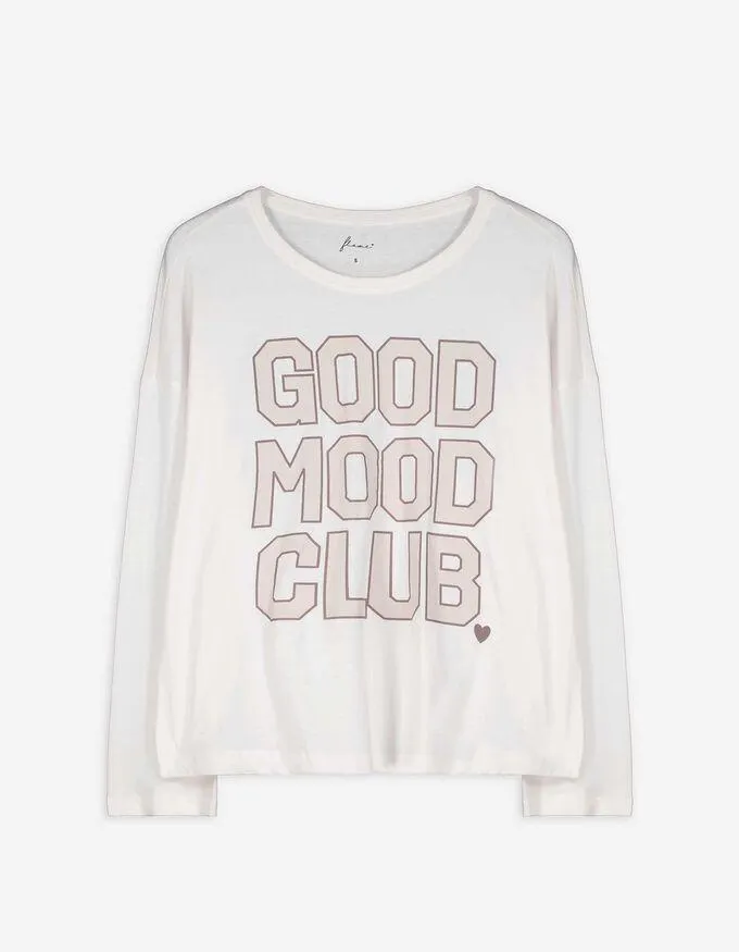 Horní pyžamový díl - Potisk - bílá