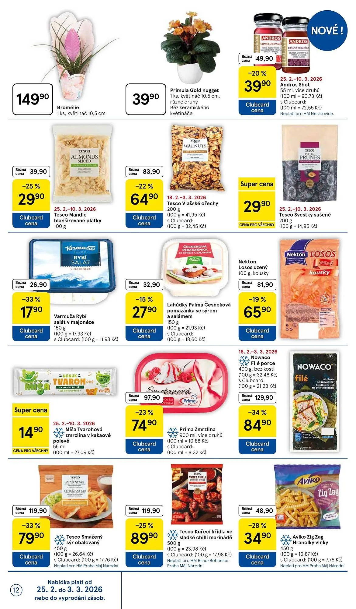 Tesco leták - 25. února 3. března 2026 - Page 12
