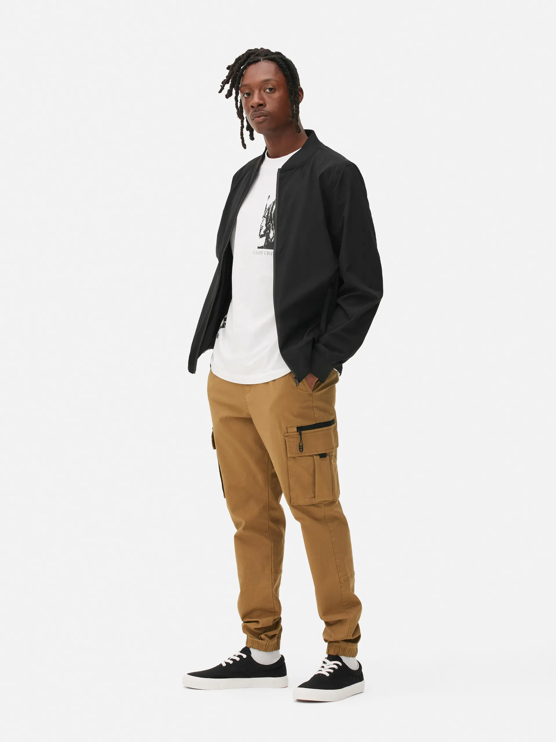 Cargo kalhoty se stahovací šňůrkou