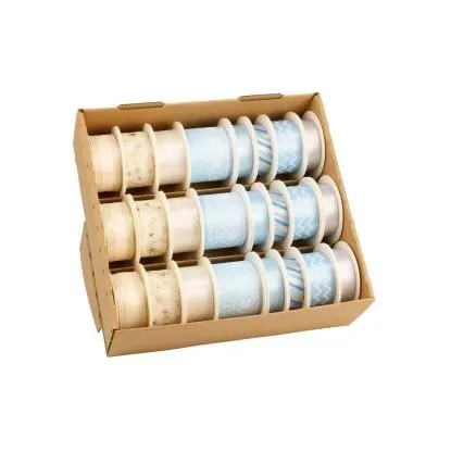 DITIPO Stuha látková RUSTIC 40 mm x 2m, 25 mm x 3 m, 15 mm x 3 m