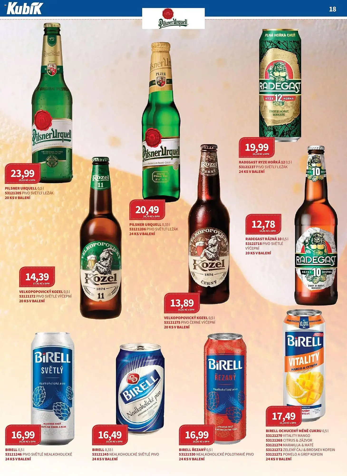 Kubík potraviny leták - 1. dubna 30. dubna 2026 - Page 18