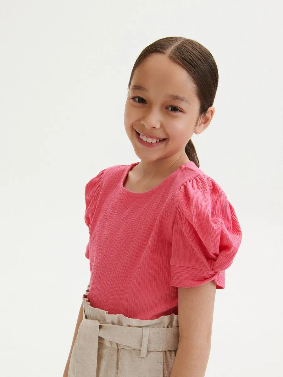 Halenka s balonovými rukávy