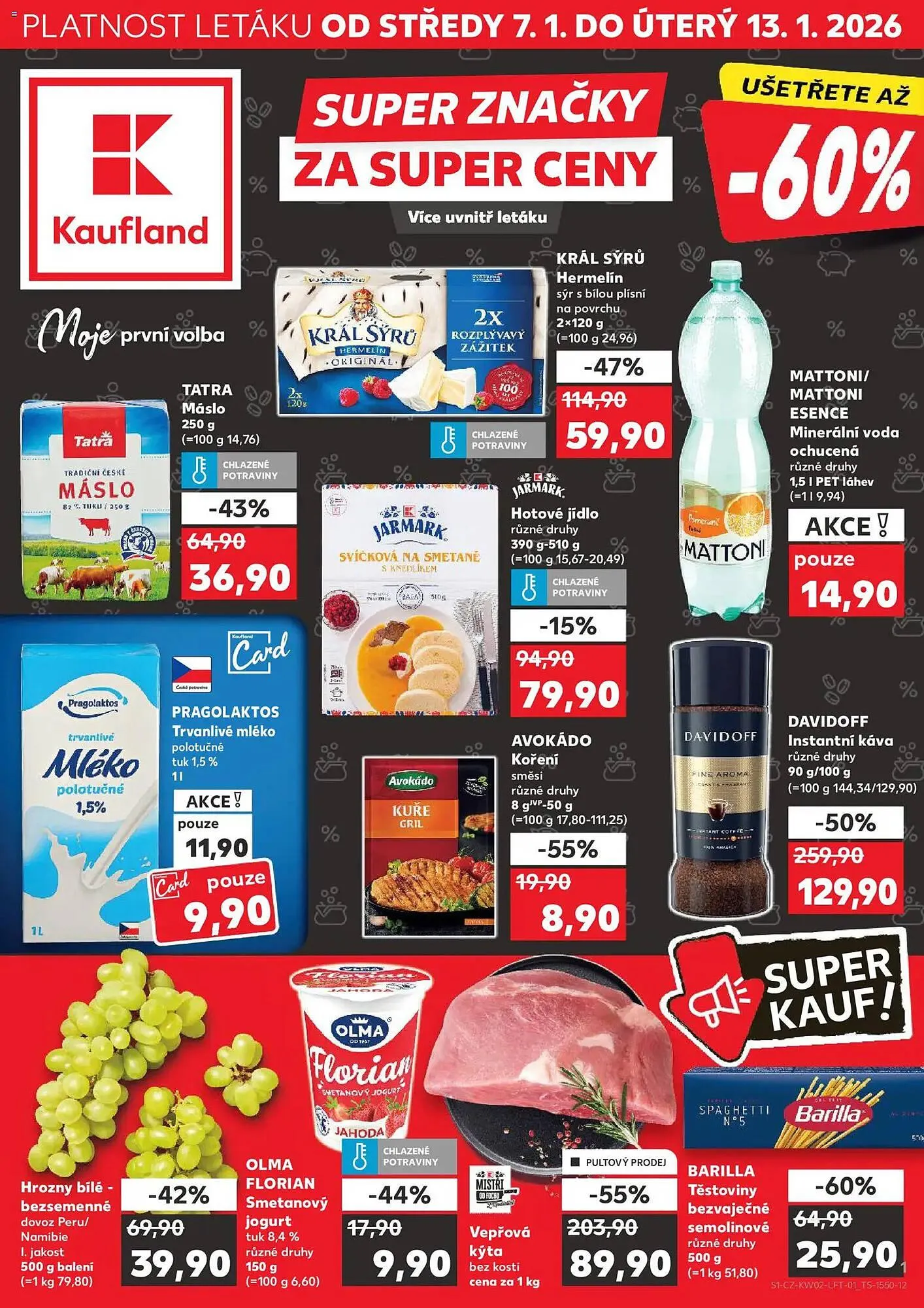 Kaufland leták - 7. ledna 13. ledna 2026 - Page 1