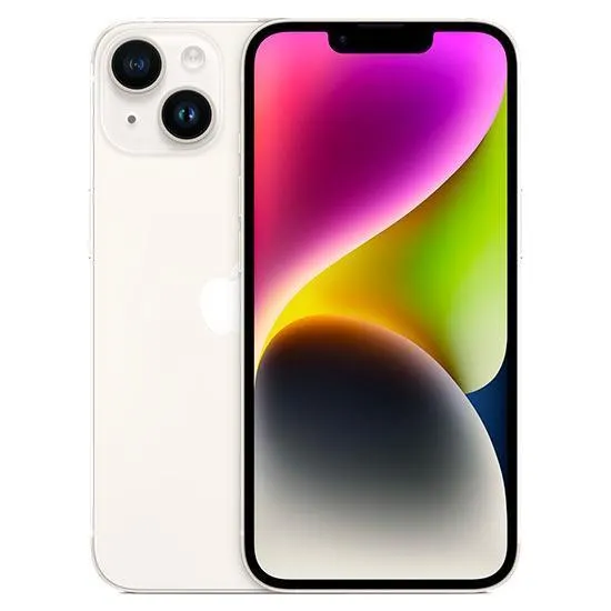 Mobilní telefon Apple iPhone 14, 128GB Starlight