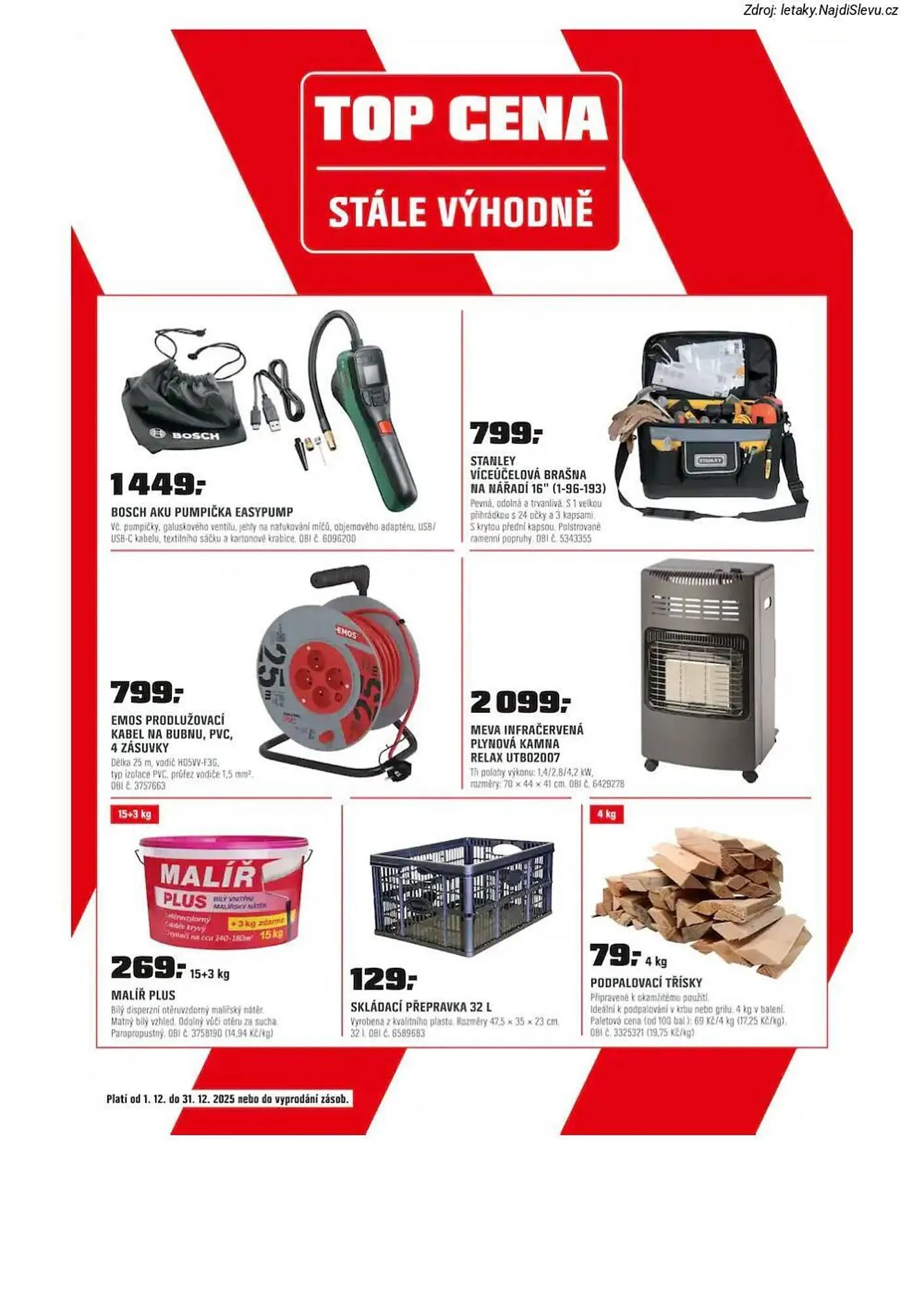 OBI leták - 1. prosince 31. prosince 2025 - Page 21