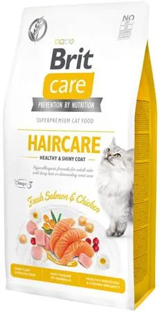 Brit Care Cat Grain-Free Haircare Healthy & Shiny Coat 7 kg