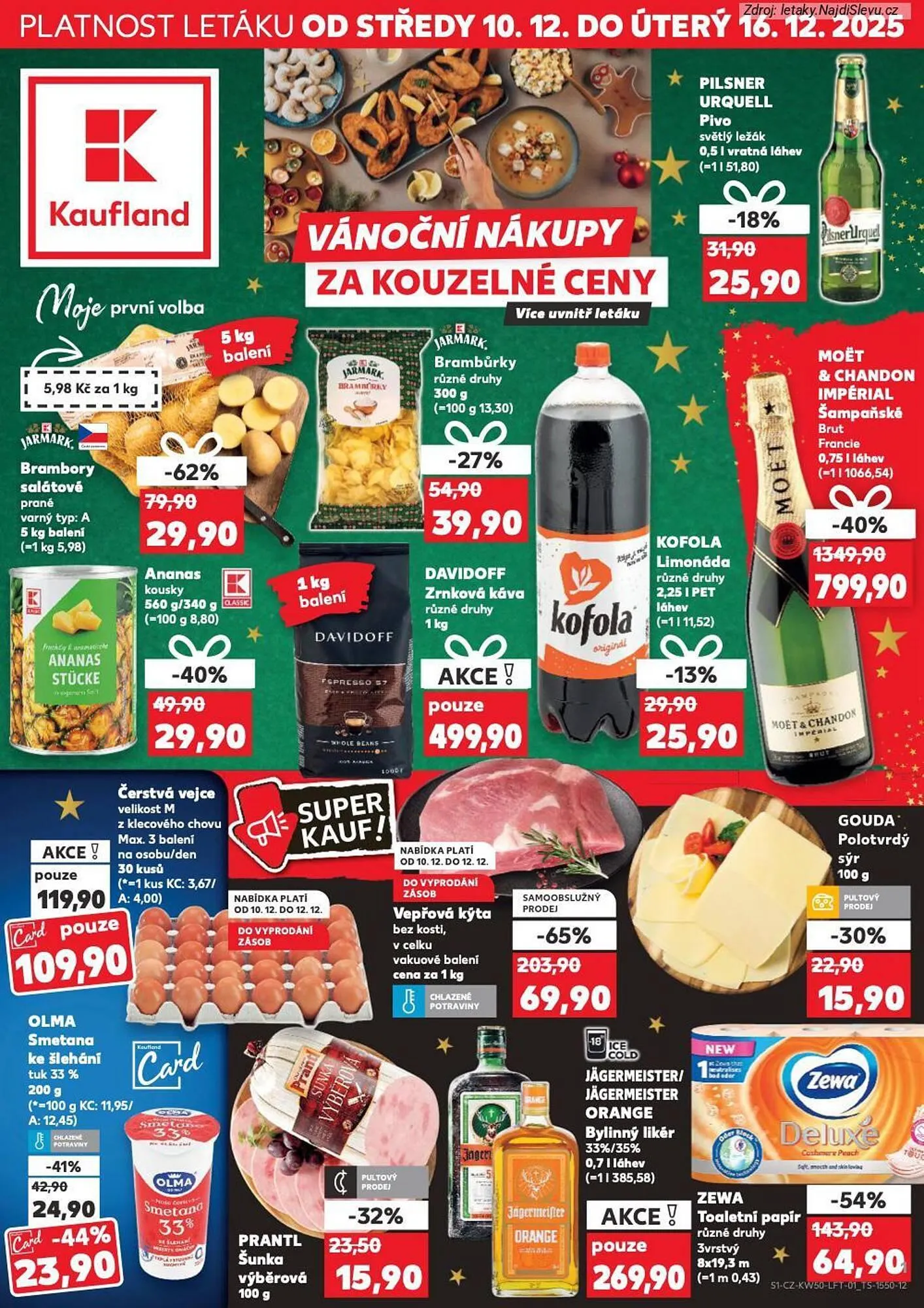 Kaufland leták - 10. prosince 16. prosince 2025 - Page 1