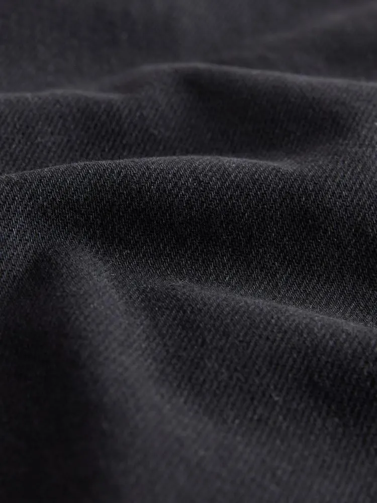 Černý - Oversize Džínovina Košile