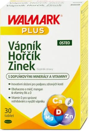 Osteo vápník, hořčík, zinek, 30 ks