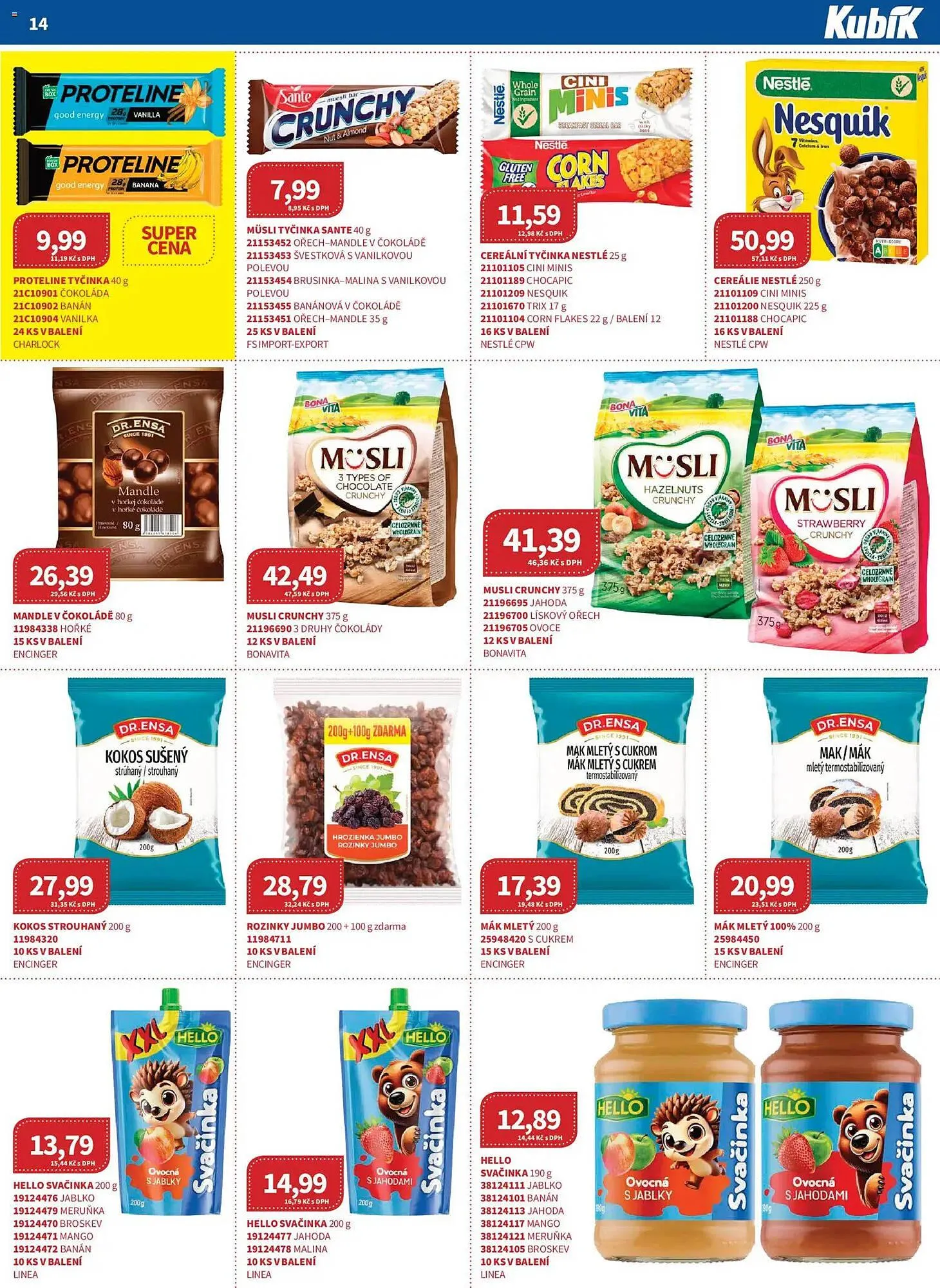 Kubík potraviny leták - 1. února 28. února 2026 - Page 14