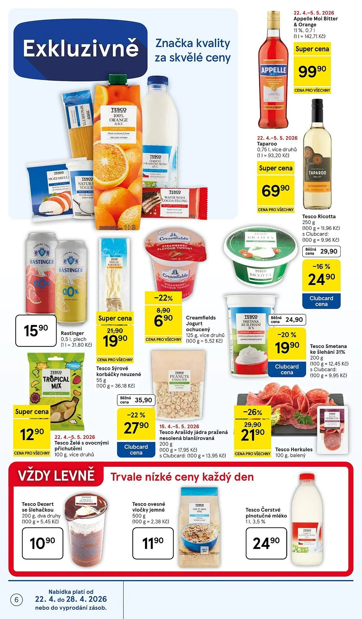 Tesco leták - 22. dubna 28. dubna 2026 - Page 6