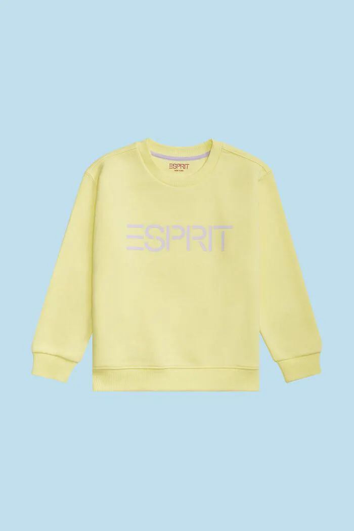 Sweat-shirt à col rond et logo