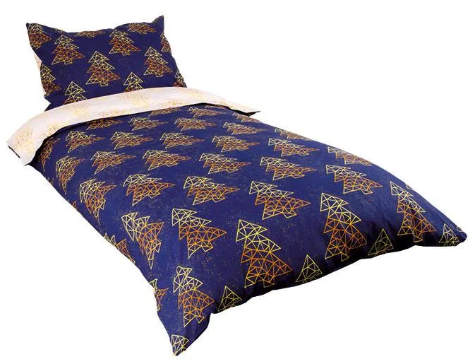 Povlečení bavlna Zlaté Stromky 140x200 cm a 70x90 cm