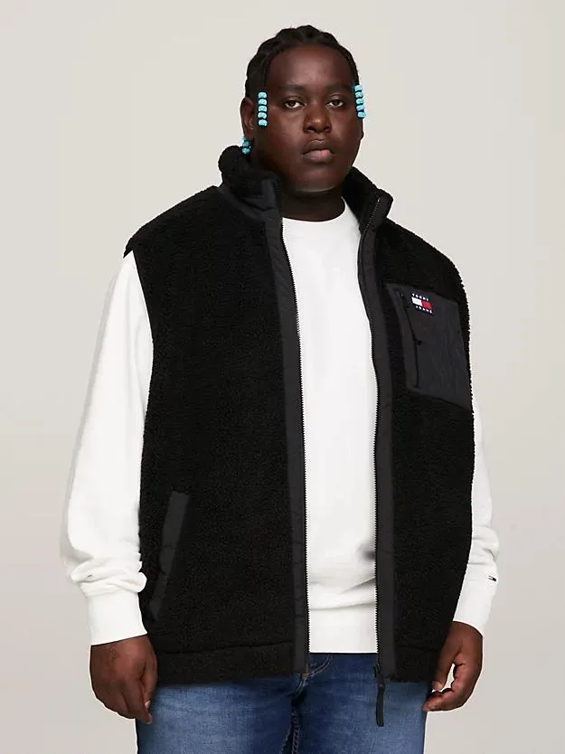 Plus Sherpa Relaxed Padded Vest