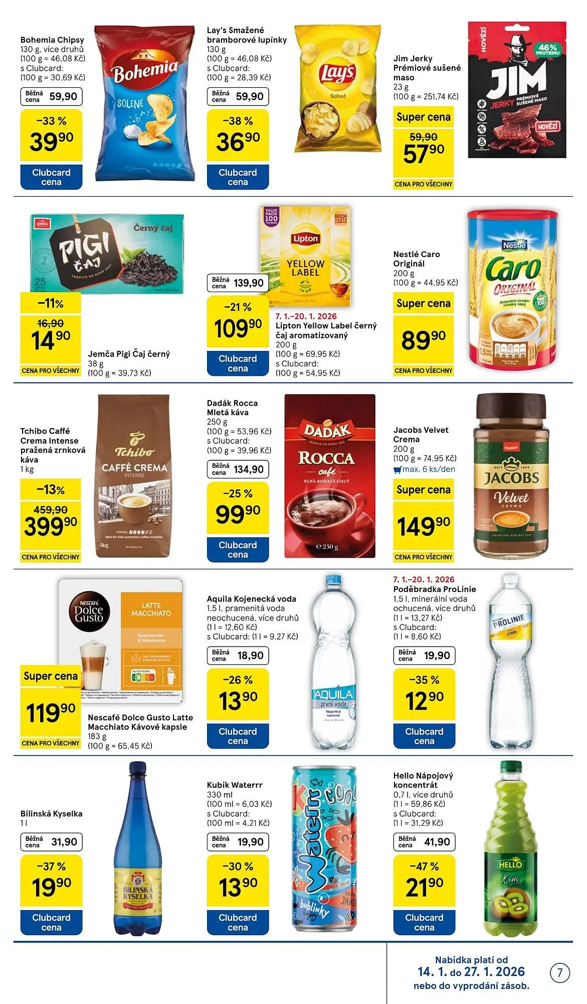 Tesco leták - 14. ledna 20. ledna 2026 - Page 7