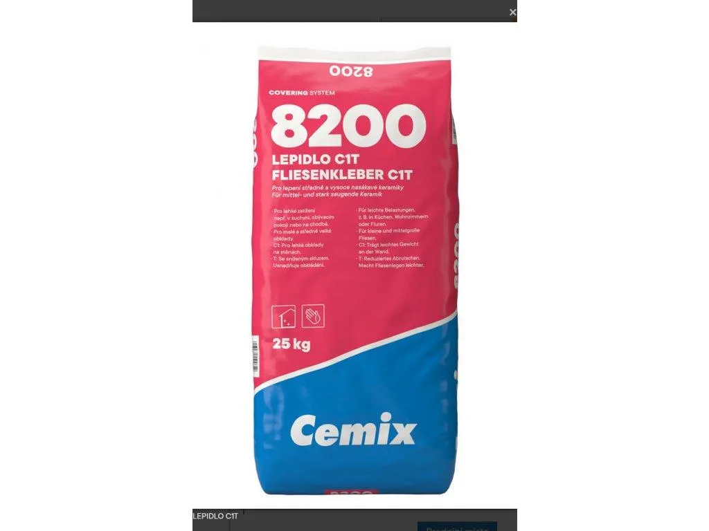 CEMIX 8200 - standardní lepidlo 25kg