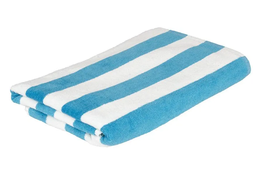 Osuška CABANA pruhy světle modré 75x150 cm