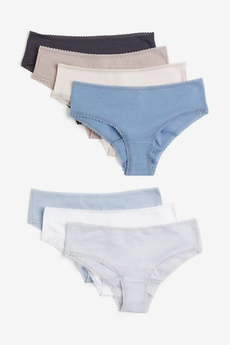 Lot de 7 culottes Hipster