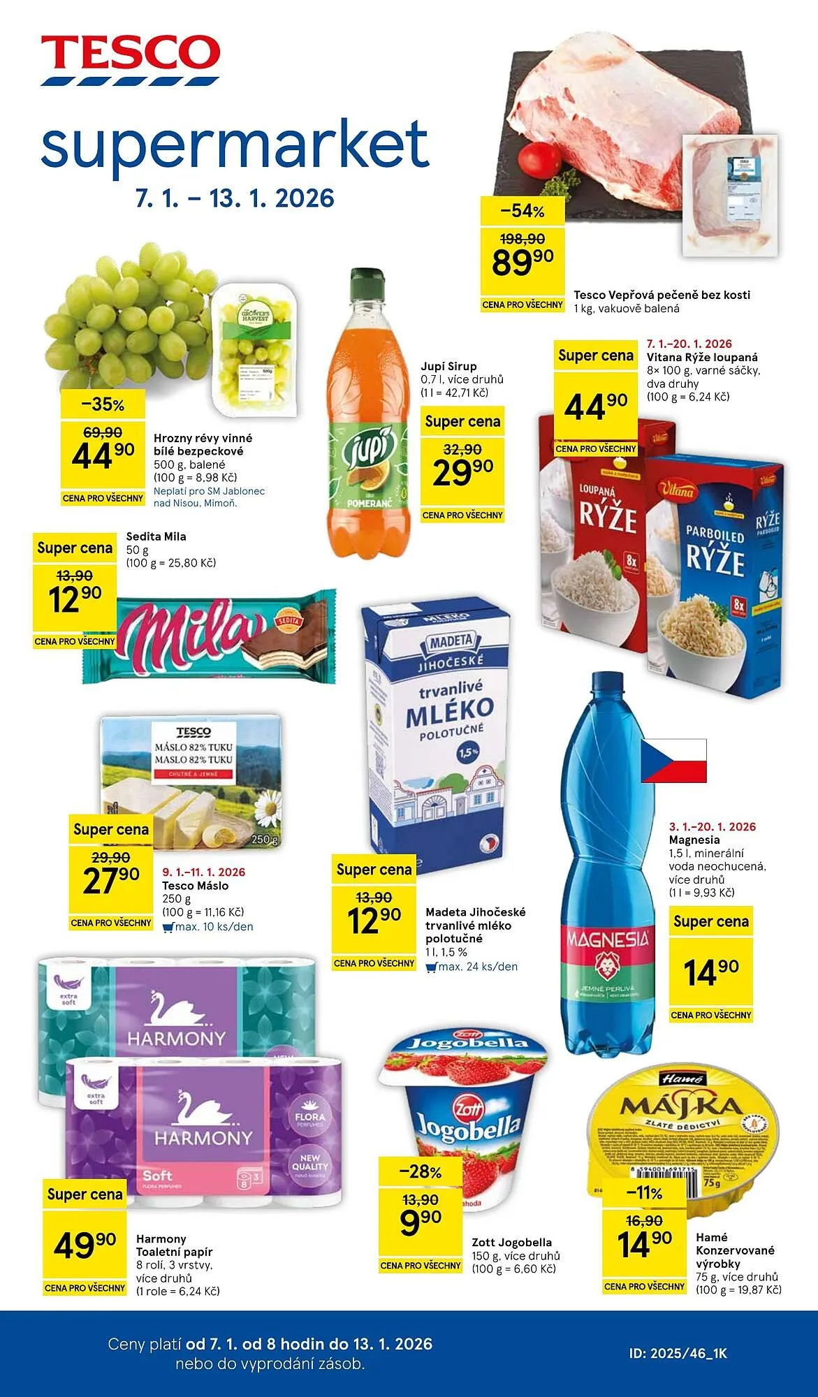 Tesco leták - 7. ledna 13. ledna 2026 - Page 1