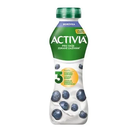 ACTIVIA Nápoj probiotický borůvka chlaz. 8 x 280 g