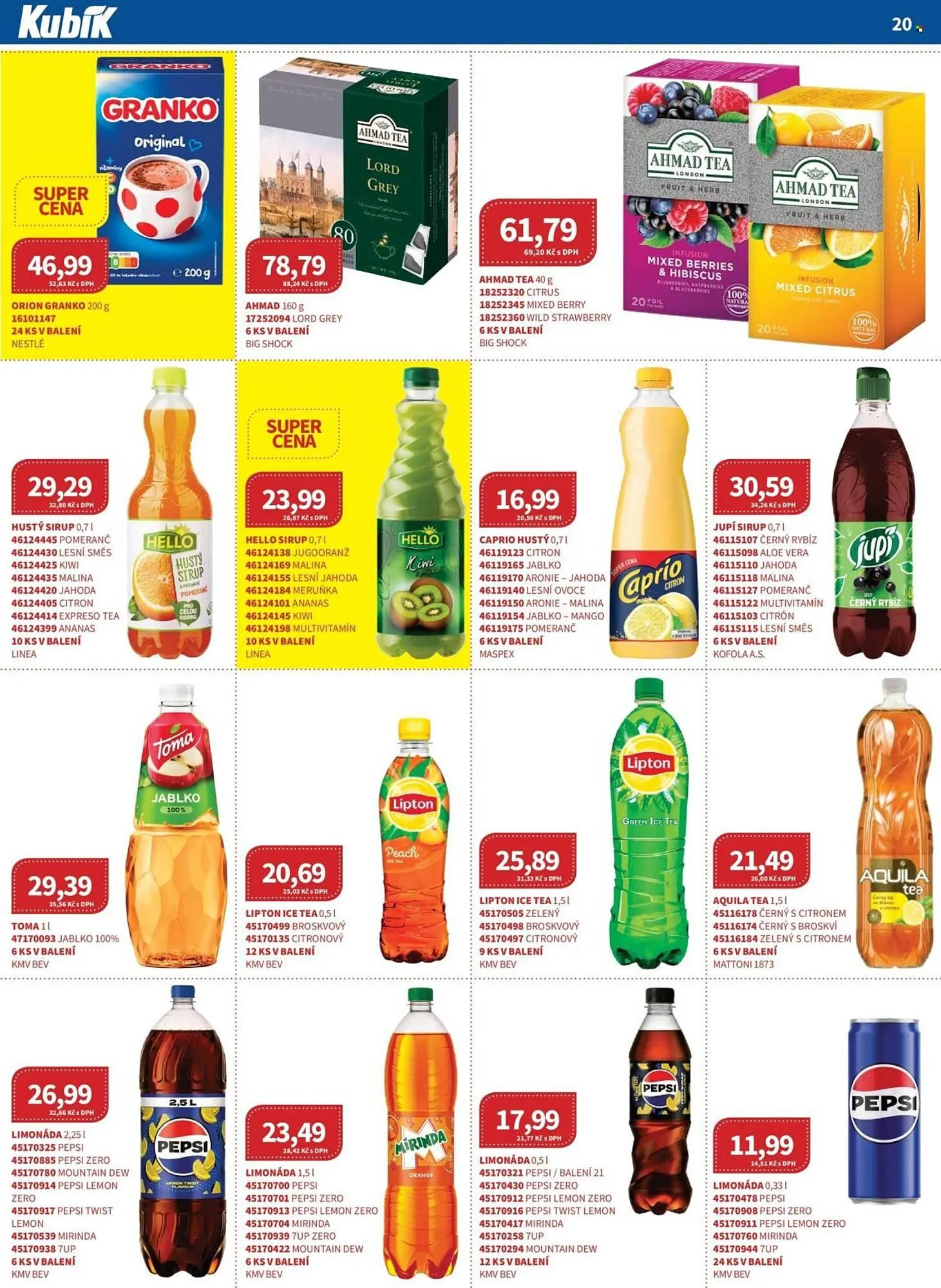 Kubík potraviny leták - 1. listopadu 30. listopadu 2025 - Page 20