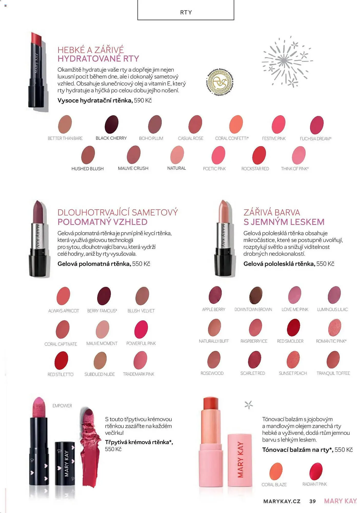 Mary Kay katalog - 1. ledna 15. dubna 2026 - Page 39