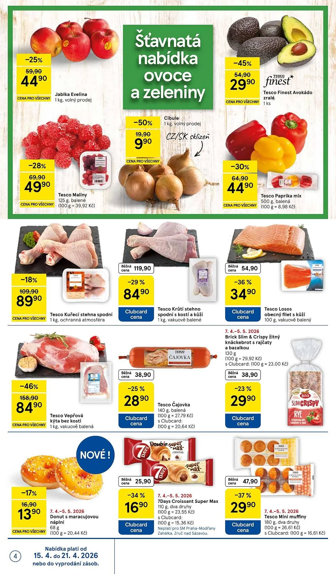 Tesco leták - 15. dubna 21. dubna 2026 - Page 4