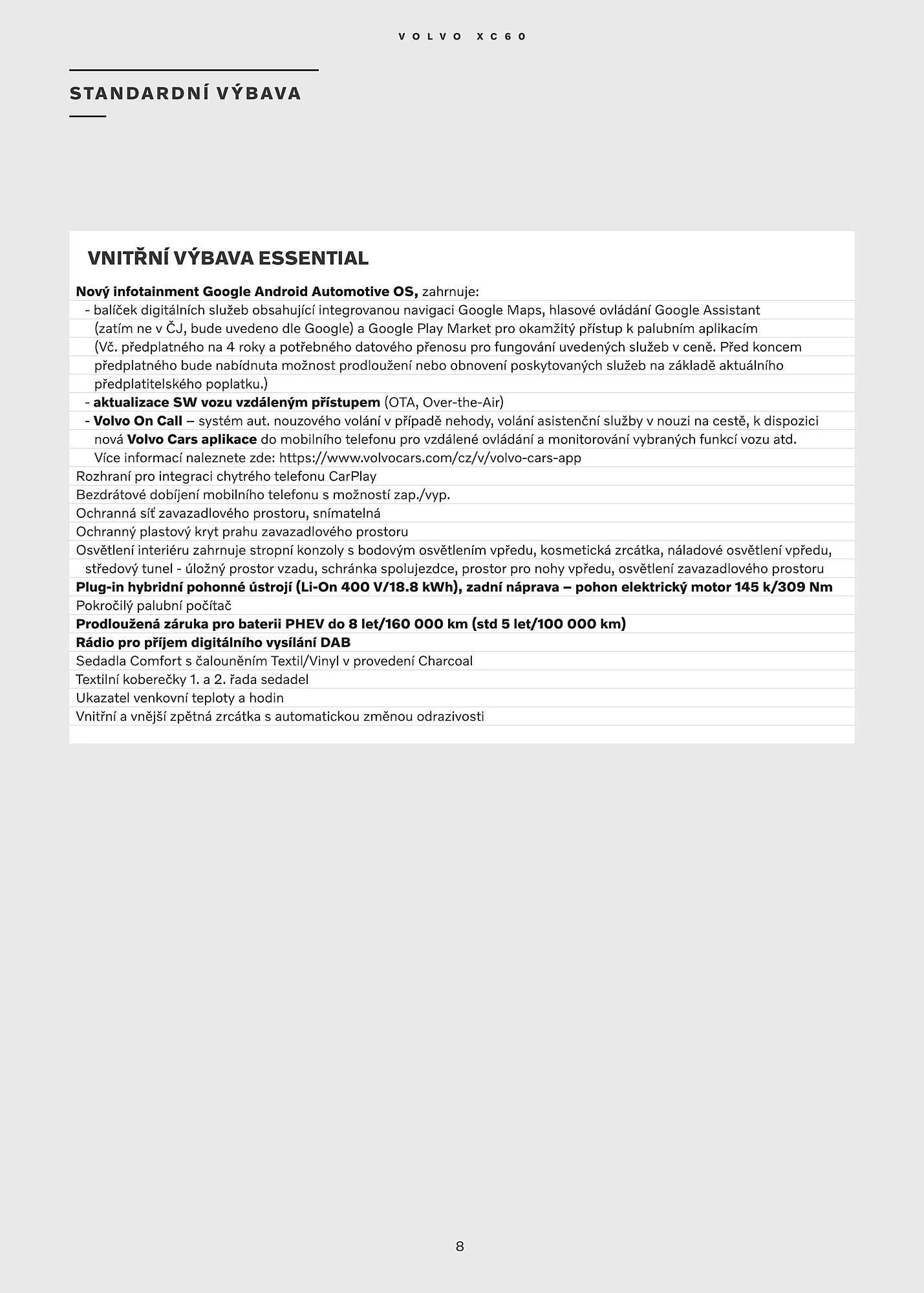Volvo XC60 leták - 12. července 31. prosince 2024 - Page 9