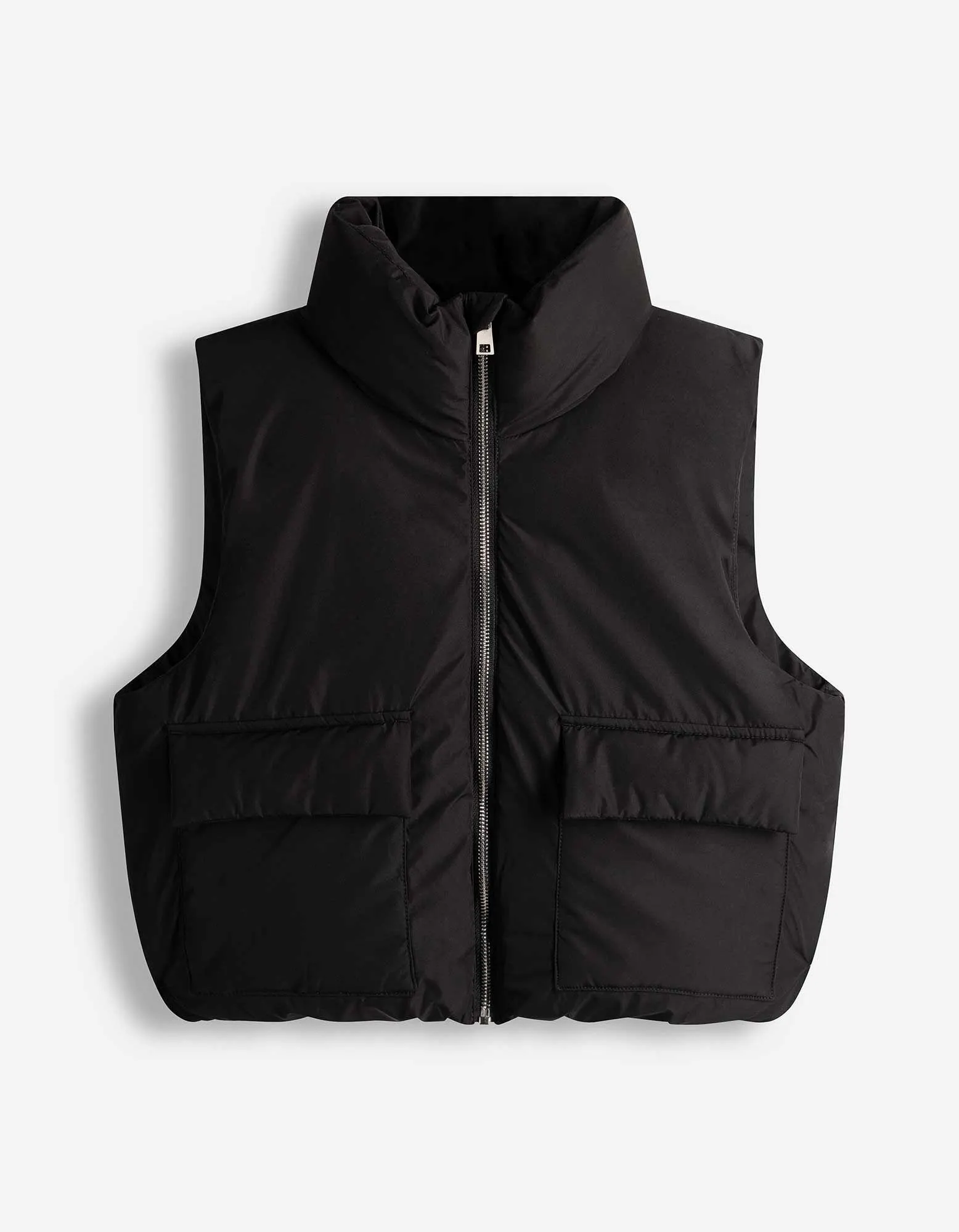 Vesta - Našité kapsy - cerná