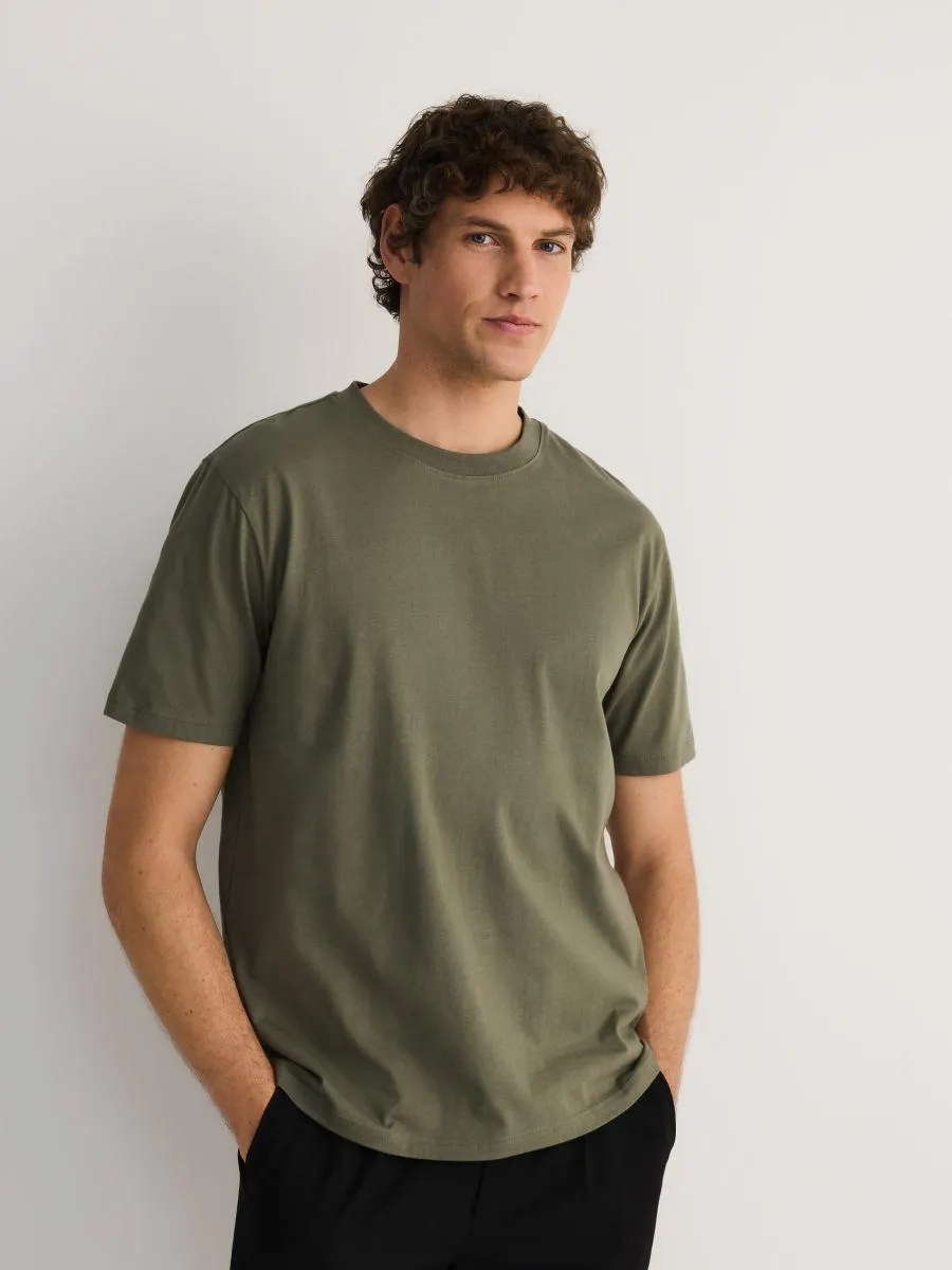 Bavlněné tričko střihu regular