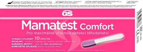 Mamatest těhotenský test Comfort, 1 ks