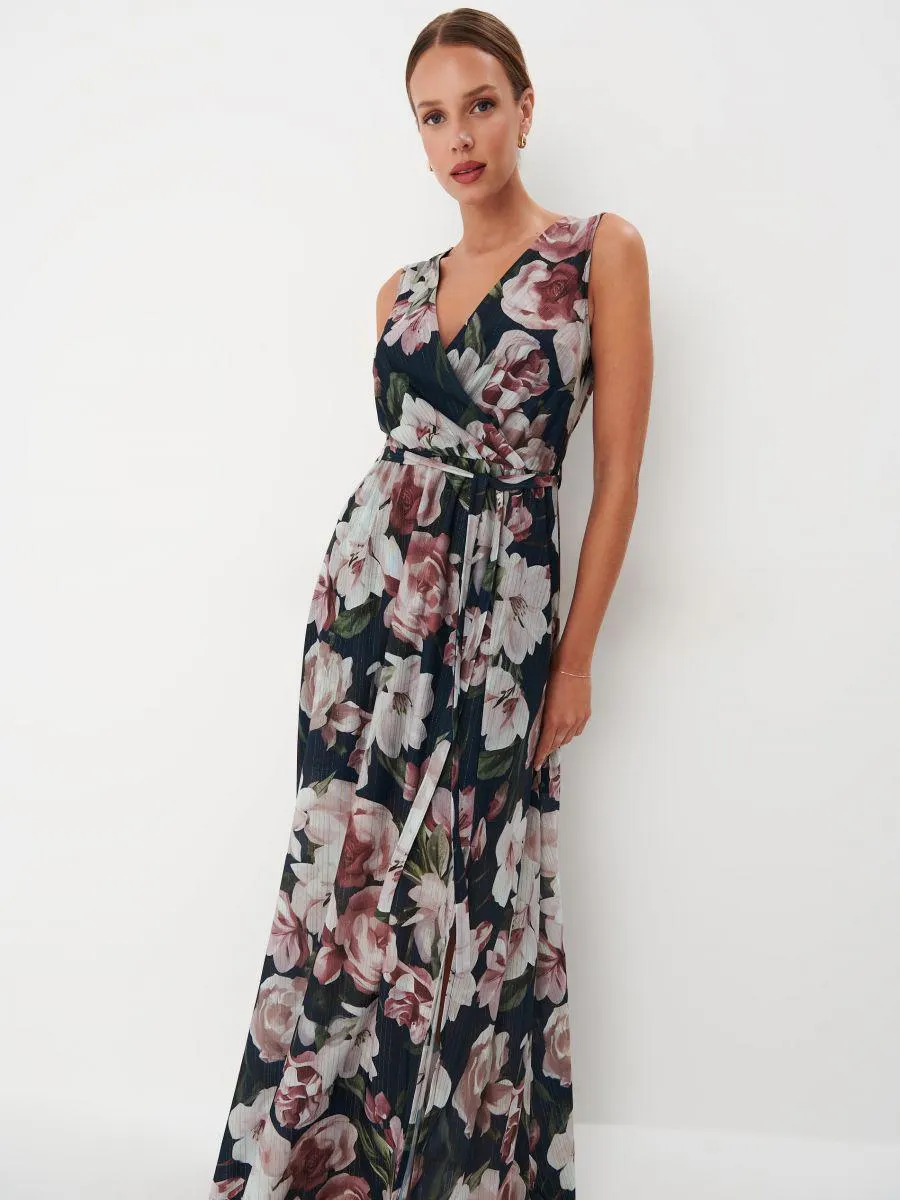 Květované maxi šaty