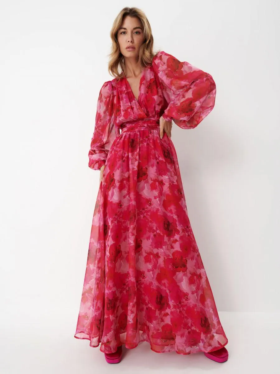 Šaty s květinovým vzorem