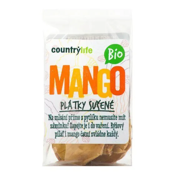 Mango plátky sušené 80 g BIO COUNTRY LIFE