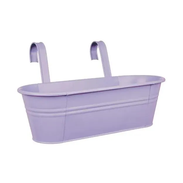 Truhlík k zavěšení 50 cm - sv. fialová