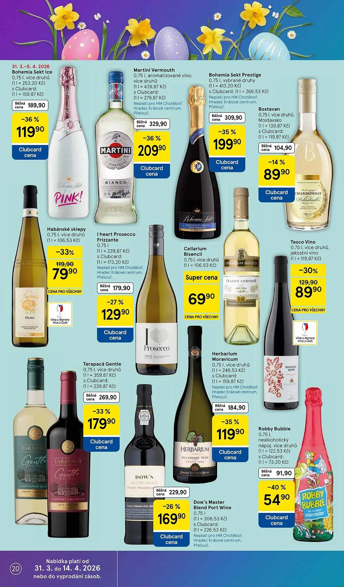Tesco leták - 31. března 5. dubna 2026 - Page 20