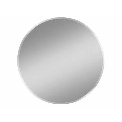 Kristall-Form Fasetové zrcadlo Tondo, stříbrné, pr. 45 cm