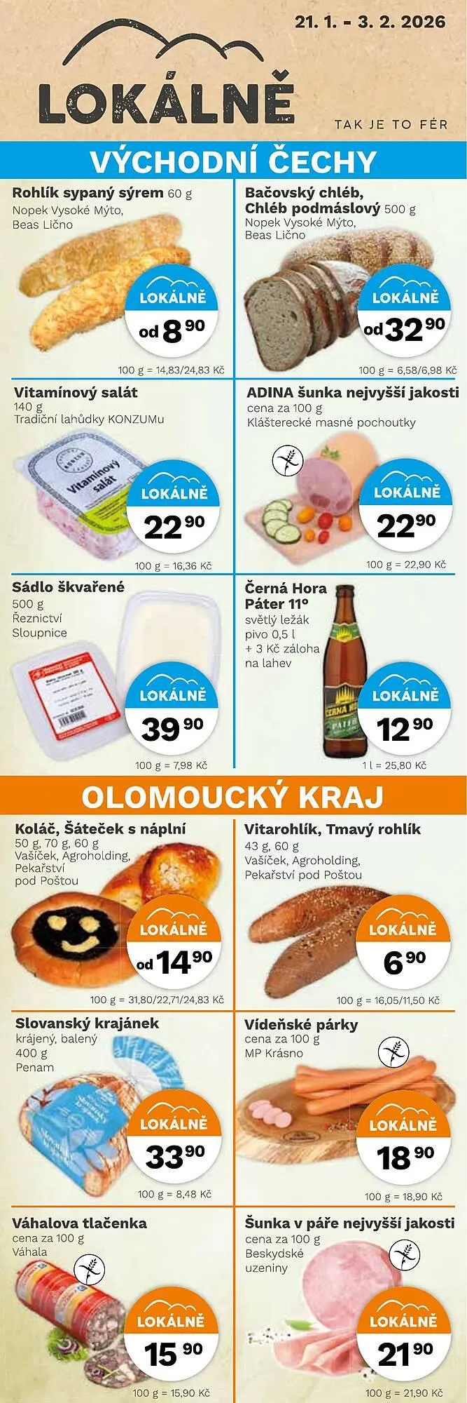 Konzum leták - 21. ledna 3. února 2026 - Page 2