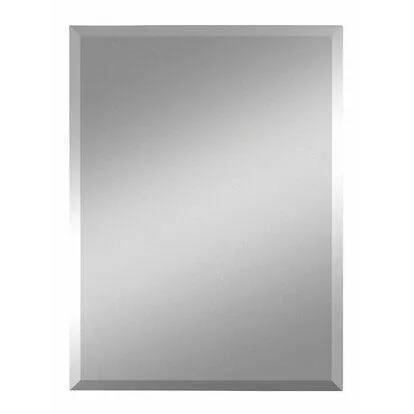 Kristall-Form Fasetové zrcadlo Gennil, stříbrné, 40 x 30 cm