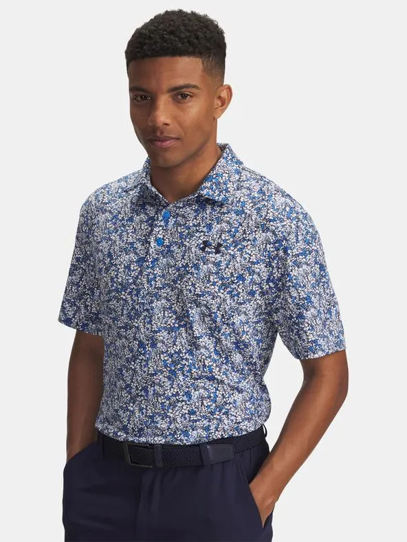 Pánské tričko Under Armour UA Playoff 3.0 Printed Polo-BLU
