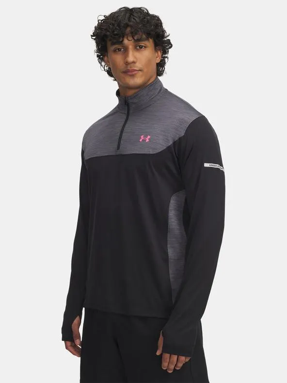 Pánské tričko Under Armour UA Tech Utility 1/4 Zip-BLK