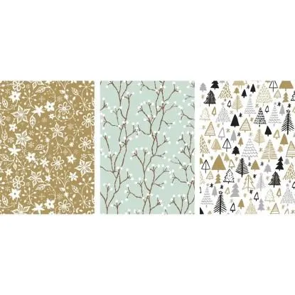 DITIPO Balicí papír Snow Forest různé motivy 70 x 200 cm, 1 sk