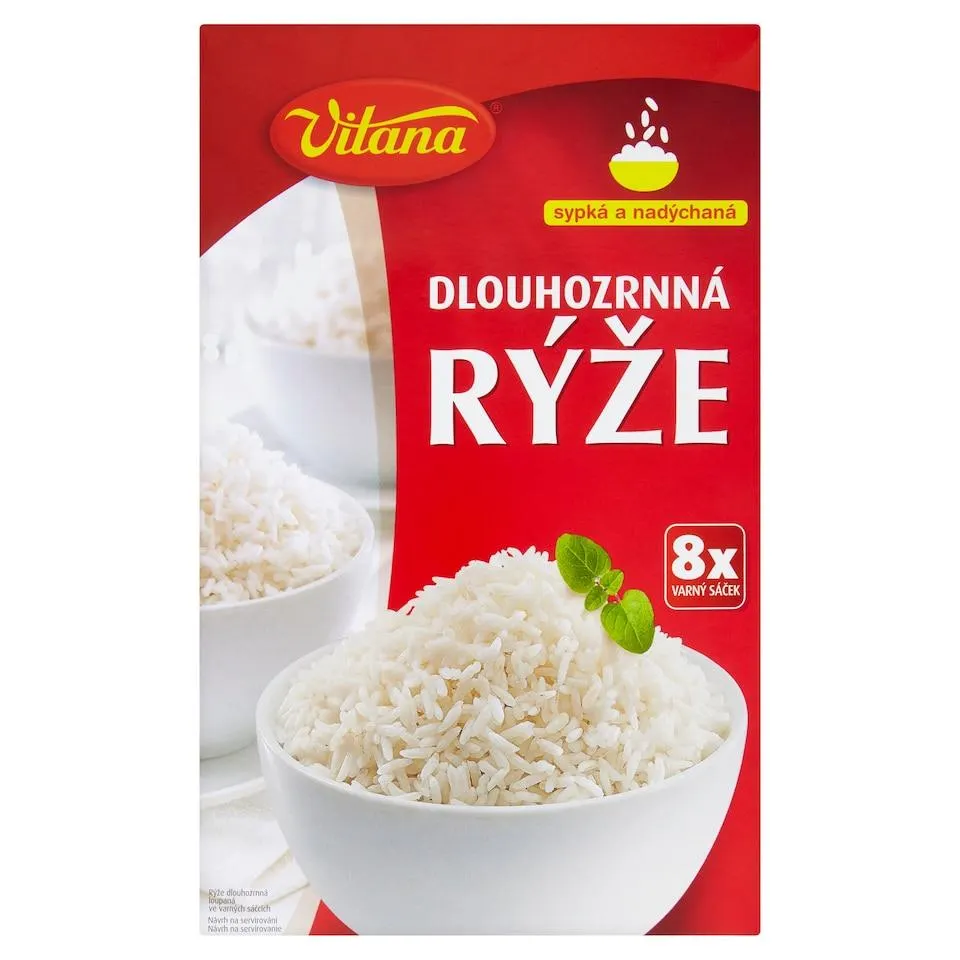 Vitana Peeled Long Grain Rice 8 x 100g