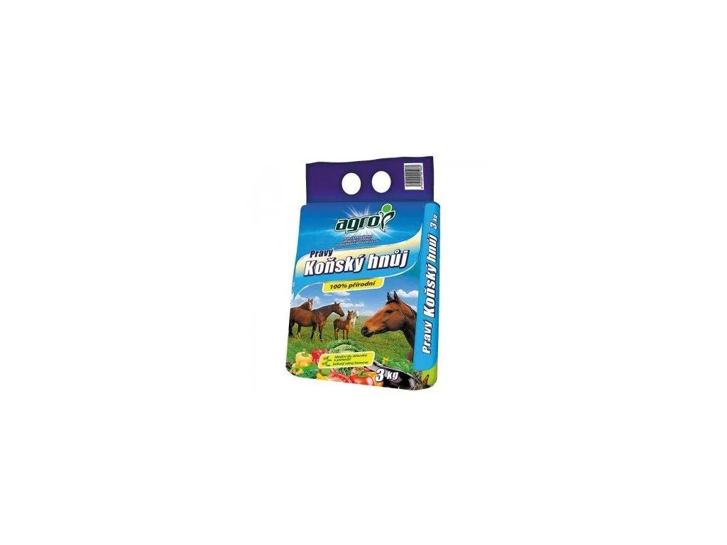 AGRO Koňský hnůj 3 kg